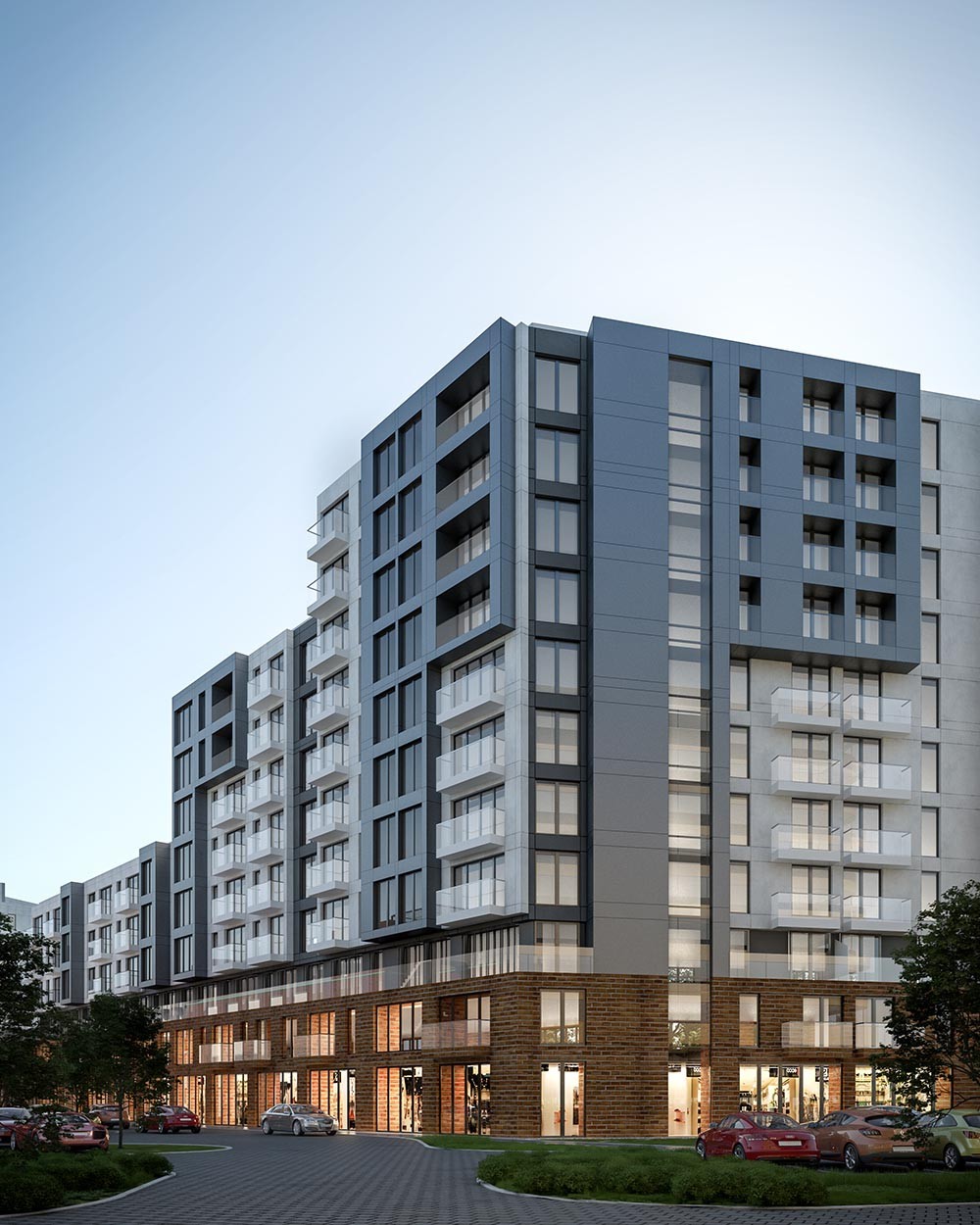 Fabryczna City, Budynki Mieszkalne, Kraków