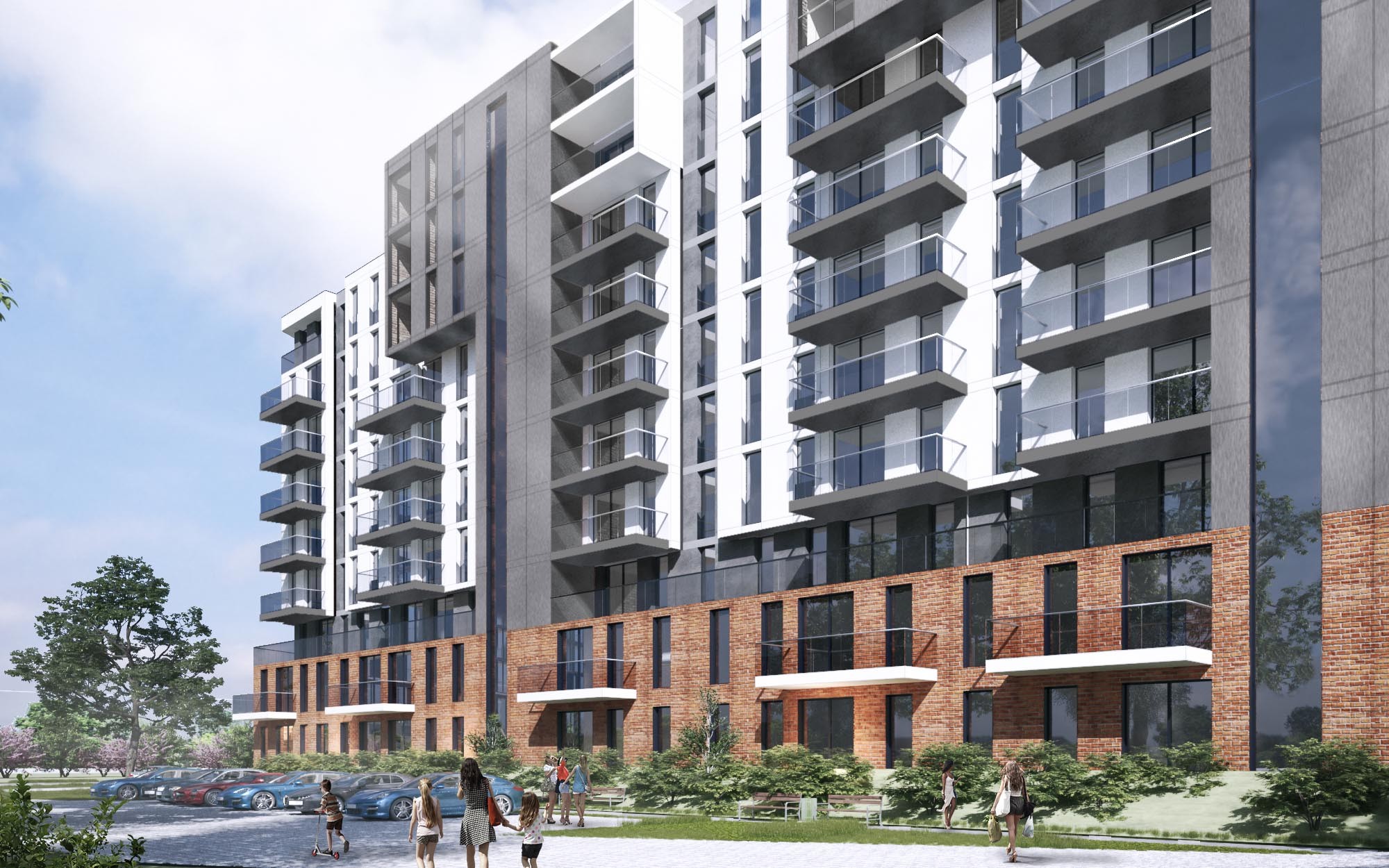 Fabryczna City, Budynki Mieszkalne, Kraków