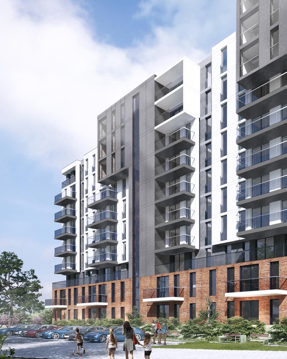 Fabryczna City, Budynki Mieszkalne, Kraków