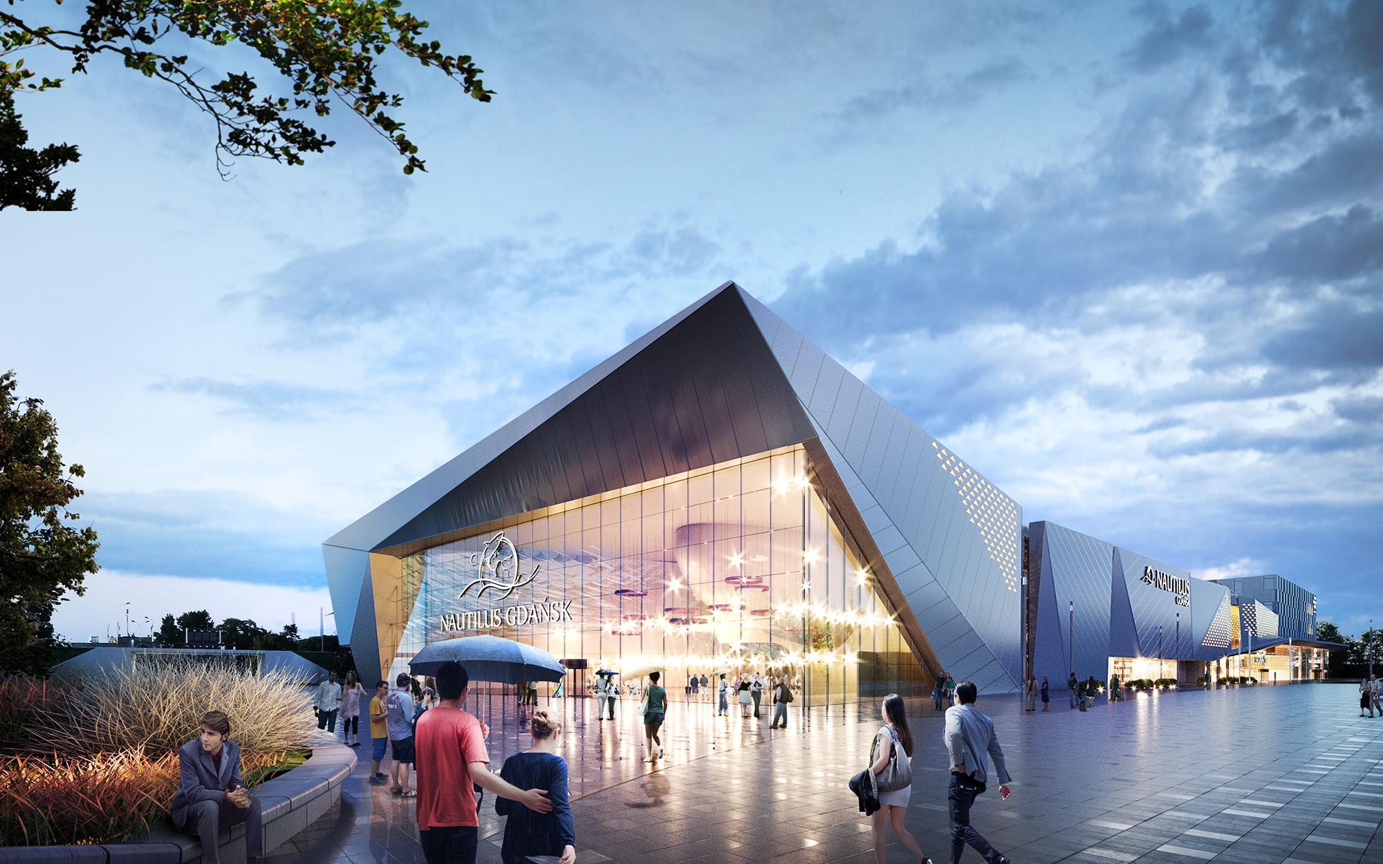 Wielofunkcyjny Obiekt Strefy Czasu Wolnego Nautilus Gdańsk - Wielofunkcyjny Obiekt Strefy Czasu Wolnego Nautilus Gdańsk -